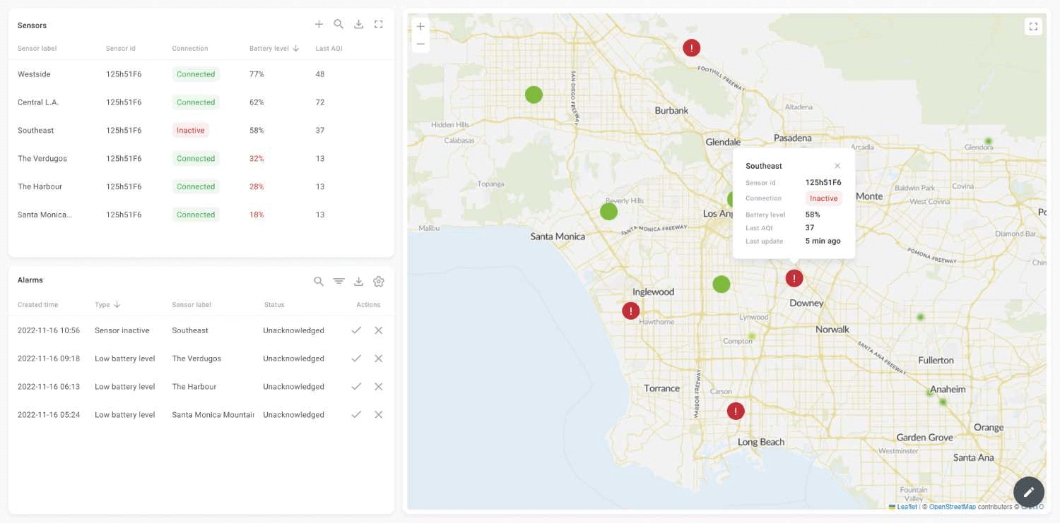 Air Quality Dashboard