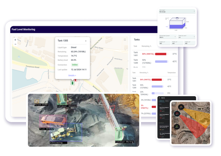 Modern Mining dashboard